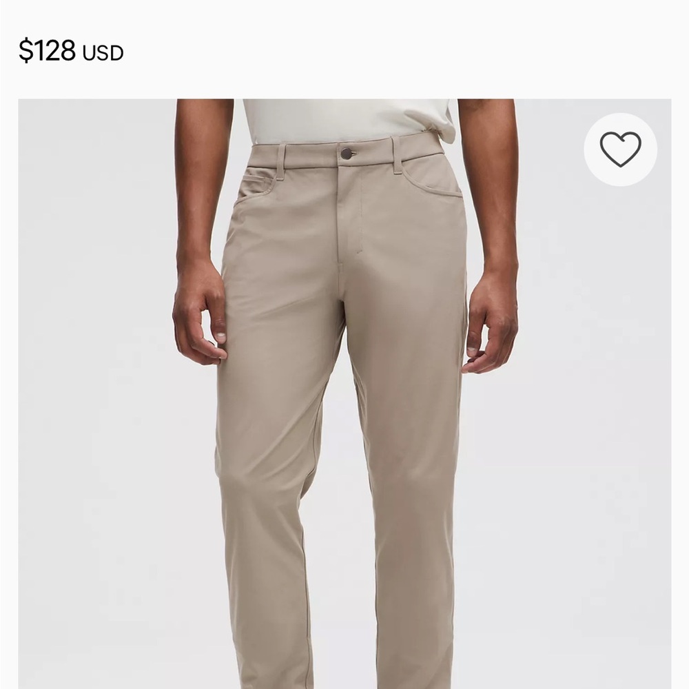 Lululemon ABC Slim-Fit 5 Pocket Pant 
Warpstreme